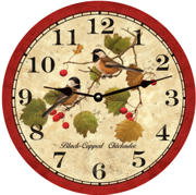 chickadee-blackbird-clock