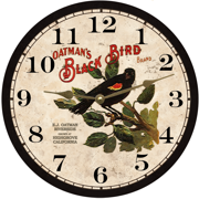 black-bird-clock