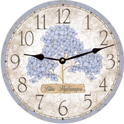 blue-hydrangea-clock