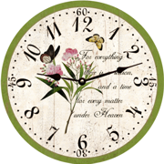 butterfly-clock