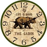 cabin-clock-personalized