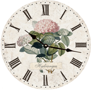 hydrangea-flower-wall-clock