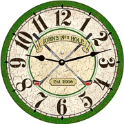 personalized-golf-clock