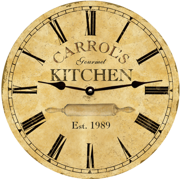 personalized-kitchen-clock