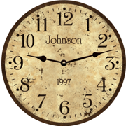 rustic-clock-personalized