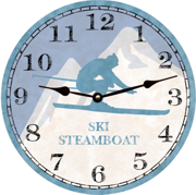 personalized-skier-clock