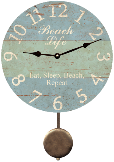 beach-life-clock
