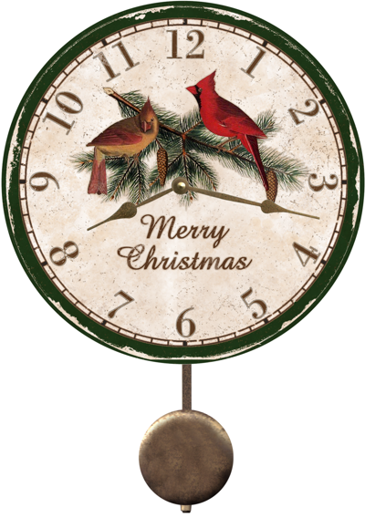 christmas-wall-clock