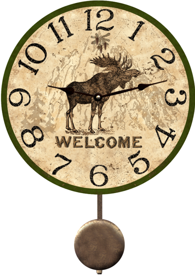moose-wall-clock