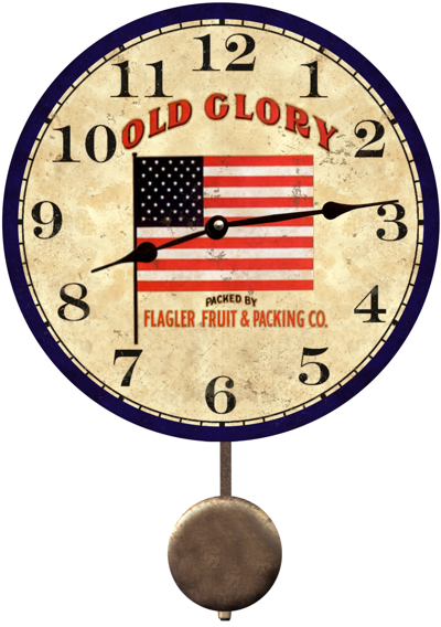 patriotic-clock