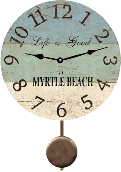 personalized-beach-clock