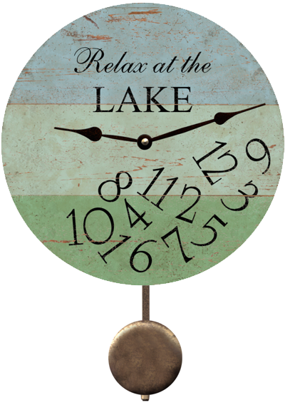 relax-at-the-lake-clock