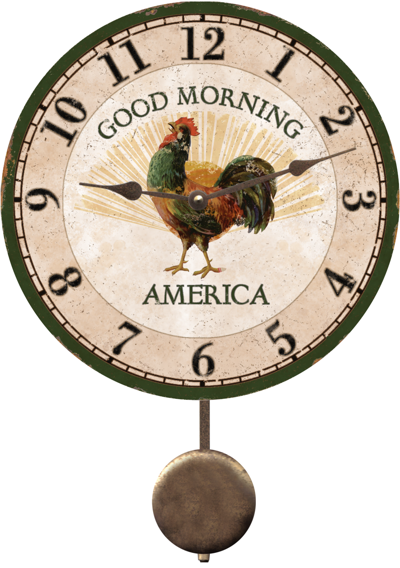 rooster-wall-clock